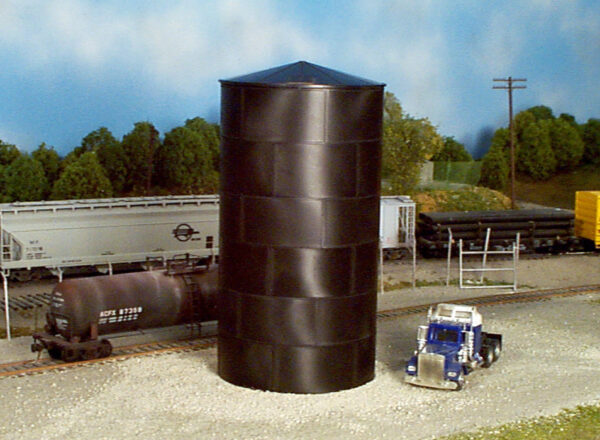 Water/Oil Tank,  43' Peaked Top, HO Scale