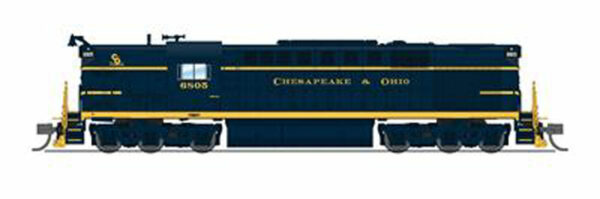 Locomotive, Alco RSD-7, C&O #6811, Blue & Yellow, Paragon4 Sound/DC/DCC, N