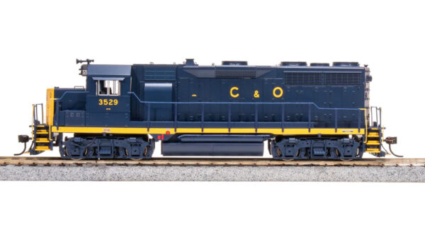 EMD GP35, C&O #3529, "C&O" w/ Yellow Nose, Paragon4 Sound/DC/DCC, HO, HO Scale by Broadway Limited