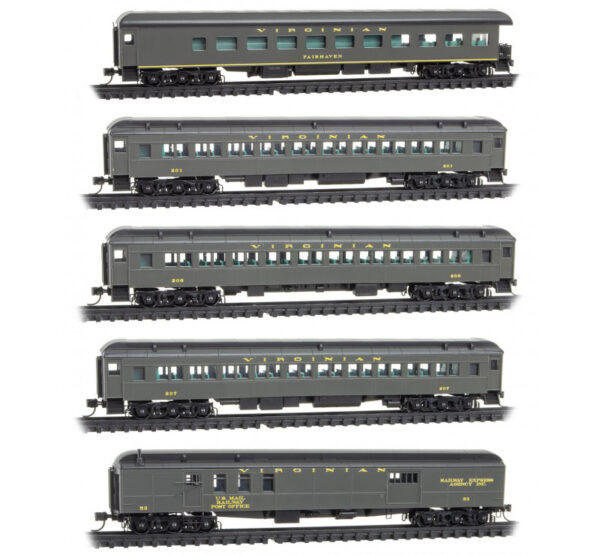 Virginian, 5 Car Set, N-Scale by Micro Trains