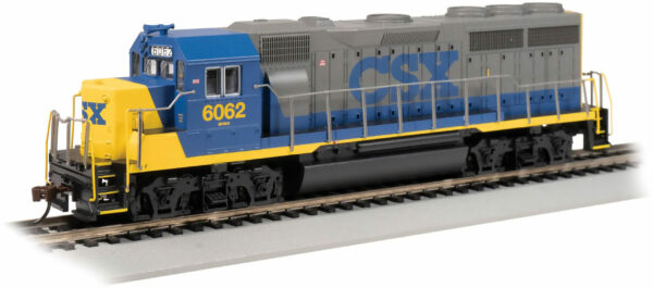 Locomotive, CSX, EMD GP40, HO Scale by Bachmann