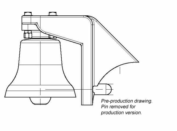 Bell & Yoke, GP-7/GP9, HO Scale by Shapeways (7 Pack)