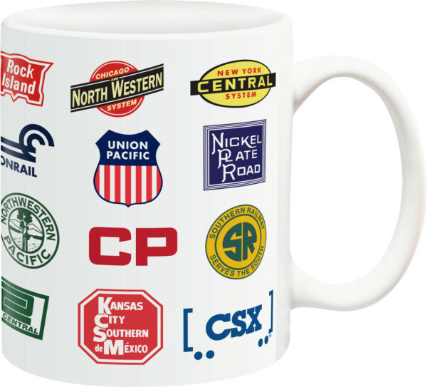 Mug, Railroad Logos