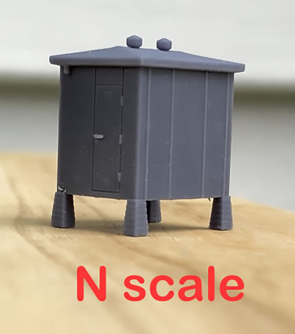 MD-24-956 C&O Signal Relay Cabinet, 3D printed, N Scale