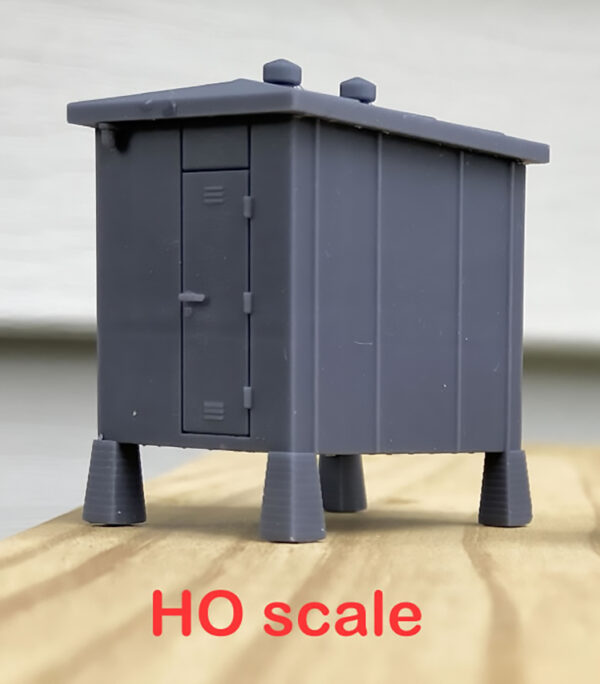 C&O Signal Relay Cabinet, 3D printed, HO Scale