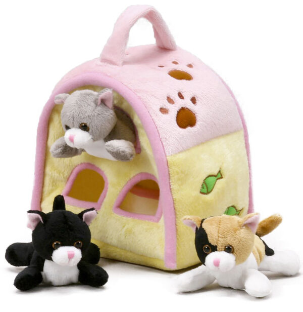 Cat House with Finger Puppets