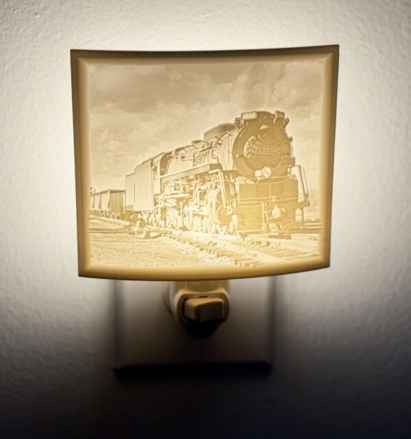 CU-25-588 C&O Kanawha, Steam Locomotive,  Illuminating Night light
