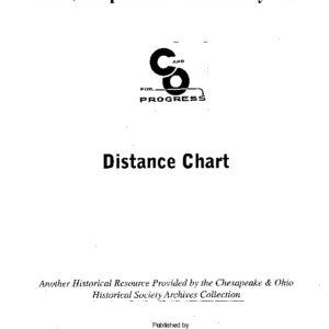 DS-03-283 C&O Distance Chart