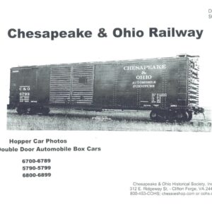 DS-09-314 Hopper Car Photos, 50-Ton, Double Door Automobile Box Cars