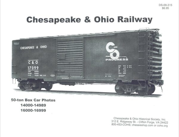 DS-09-315 Box Car Photos, 50 Ton
