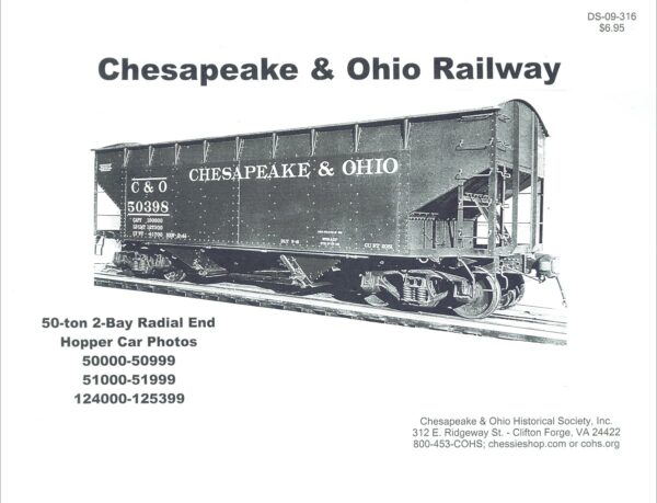 DS-09-316 Hopper Car Photos, 50 Ton 2-Bay Radial End