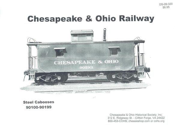 DS-09-320 Steel Caboose Photos, 90100-90199