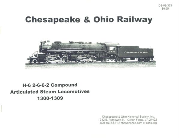 Ds-09-323 H-6 2-6-6-2 Compound Articulated Steam Locomotives 1300-1309 Photos
