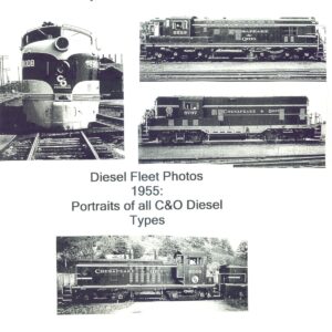 DS-09-329 Diesel Fleet Photos 1955: Portraits of all C&O Diesel Types