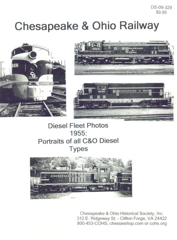 DS-09-329 Diesel Fleet Photos 1955: Portraits of all C&O Diesel Types