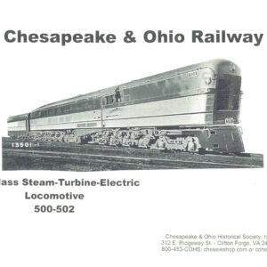 DS-09-330 M-1 Class Steam-Turbine-Electric Locomotive 500-502 Photos