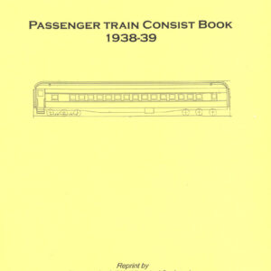DS-12-351 C&O Passenger Train Consist Book - 1938