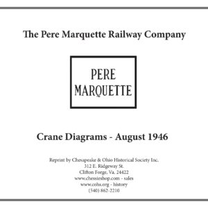 DS-15-352 Pere Marquette Railway Crane Diagrams August 1946