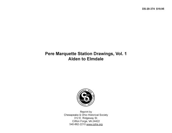 DS-20-374 Pere Marquette Station Drawings-Volume 1 - Alden to Elmdale