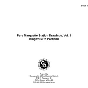 DS-20-376 Pere Marquette Station Drawings-Volume 3 - Kingsville to Portland