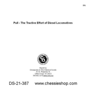 DS-21-387 Pull-The Tractive Effort of Diesel Locomotives