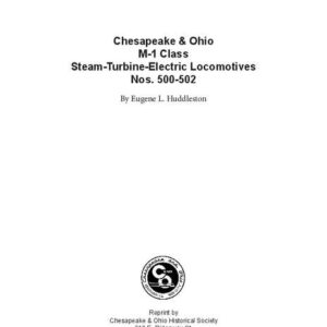 DS-22-395 C&O M-1 Steam-Turbine-Electric Locomotives