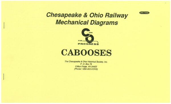 DS-7-032 C&O Caboose Diagram Book