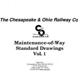 DS-7-034 Maintenance-of-Way Standard Drawings Volume 1
