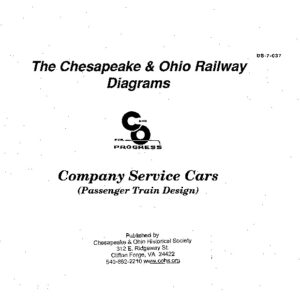 DS-7-037 C&O Company Service Cars, Passenger Train Design