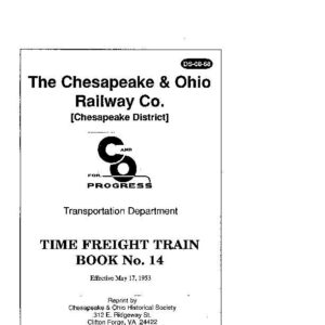 DS-8-068 Time Freight Book #14