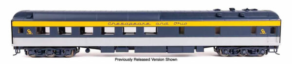 MD-25-981 “PRE-ORDER” 82' Pullman-Built Heavyweight 36-Seat Diner - Ready to Run Chesapeake & Ohio (Tri-Color) #970 City Tavern, HO Scale