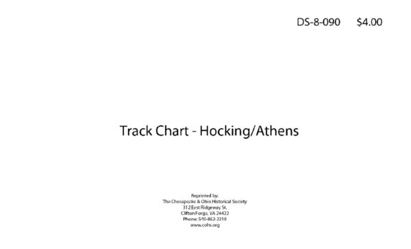 DS-8-090 Track Chart - Hocking/Athens