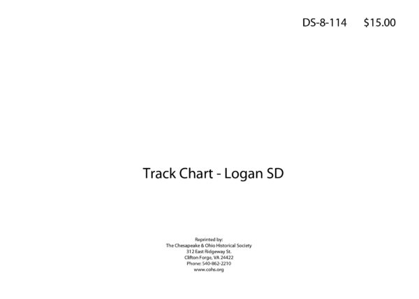 DS-8-114 Track Chart - Logan Subdivision