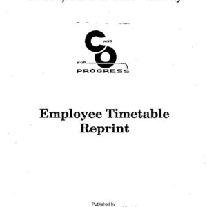DS-8-134 Timetables - Complete Set (Reprint)