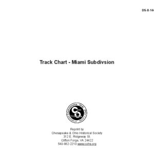 DS-8-144 Track Chart - Miami Subdivision