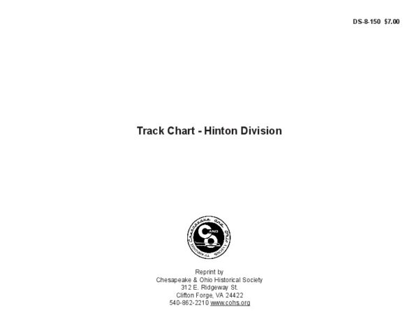 DS-8-150 Track Chart - Hinton Division