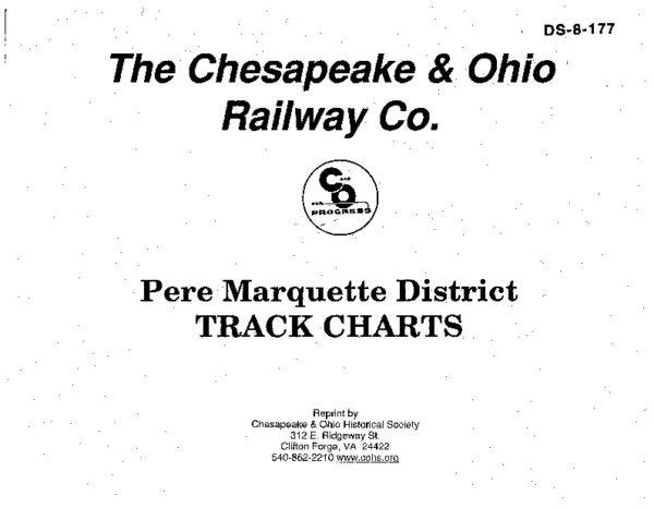 DS-8-177 Pere Marquette Track Charts