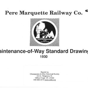 DS-9-180 Pere Marquette Maintenance of Way Standard 1930