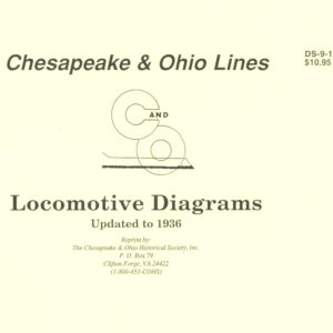 DS-9-184 C&O Steam Locomotive Diagrams - Updated to 1936