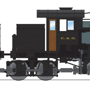 MD-25-985 “PRE-ORDER” Class D 4-truck Shay Locomotive, C&O #7, As-Delivered Paint, No-Sound / DCC-Ready, HO