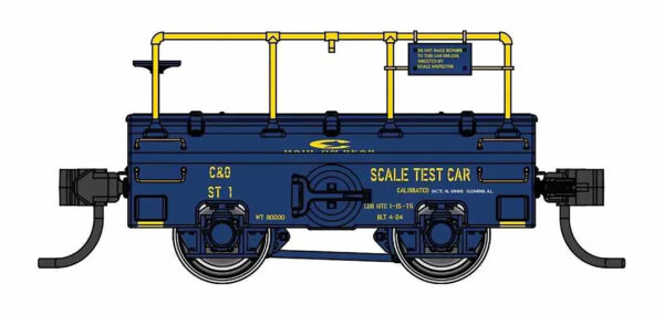 MD-25-991 “PRE-ORDER” Scale Test Car -- Chesapeake & Ohio ST1, HO Scale