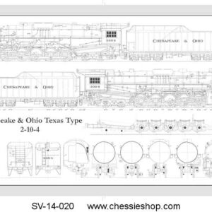 SV-14-020 Mechanical T-1 Locomotive Drawing