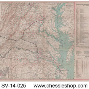 SV-14-025 Battlefields of Virginia Map