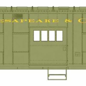MD-25-998 “PRE-ORDER” C&O-Style Express Boxcar Troop Sleeper Conversion - Ready to Run -- Chesapeake & Ohio (Green) #373
