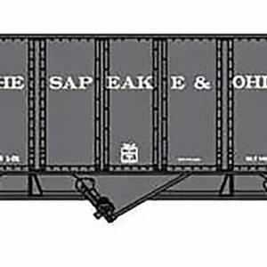 MD-25-018 "PRE-ORDER" 70-Ton AAR 3-Bay Open Hopper - Ready to Run -- Chesapeake & Ohio, HO Scale