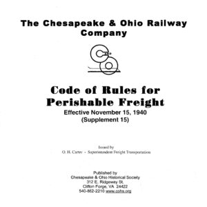 DS-03-261 Code Rules for Perishable Freight