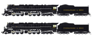 MD-23-947 Locomotive, C&O H-8 Allegheny, HO Scale, DCC/Sound