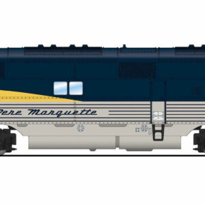 MD-26-904 N-scale EMD E7A, Pere Marquette Tri-Color Streamliner Scheme, No-Sound / DCC-Ready
