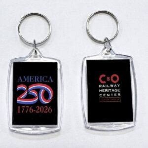 AC-26-359 Keychain, Heritage Center/C&O Railway Heritage Center/250th America in the Making