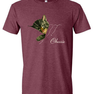CL-26-459 Tee, Chessie, Heather Maroon